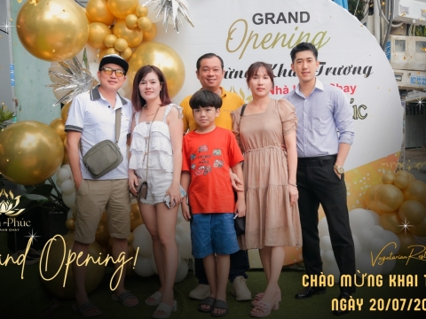 GRAND OPENING HẠNH PHÚC RESTAURANT