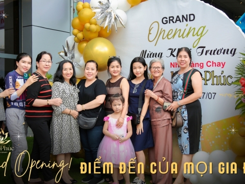 GRAND OPENING HẠNH PHÚC RESTAURANT