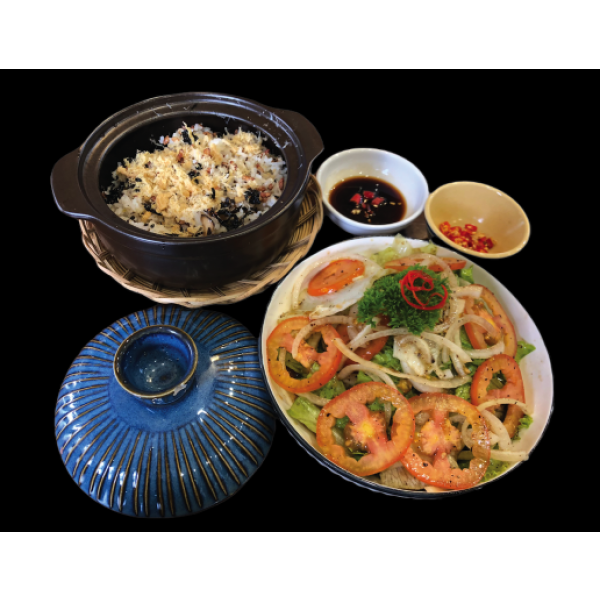 Cơm Gạo Lứt Chiên Giòn